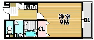 サンエミネンス【306号室】の間取り