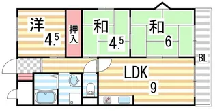 アメニティK&SPART1【501号室】の間取り