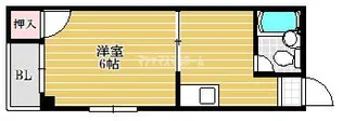 クオーレ成育【203号室】の間取り