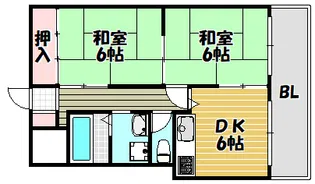 サード扇町【309号室】の間取り