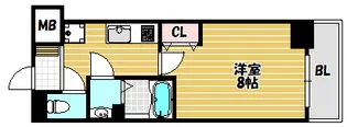 LUMINOUS鶴見【10階】の間取り