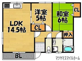 サンパティーク【2階】の間取り