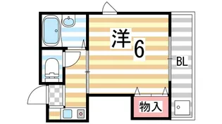 シャトーラフィット【505号室】の間取り