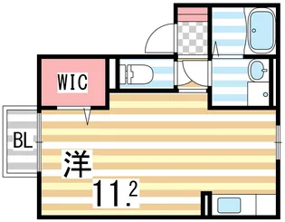 パーシモン【202号室】の間取り