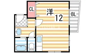 OKハイツ3号館【301号室】の間取り