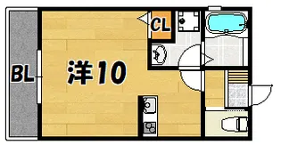 ALEGRIA東大阪【205号室】の間取り