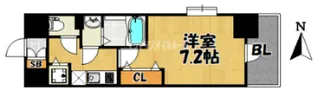 LUXE住道【1206号室】の間取り