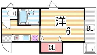 シャトーラフィット【501号室】の間取り