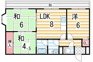 サニーハイツ【103号室】の間取り