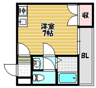 アーバンSライフA棟【301号室】の間取り