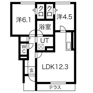 ヴェール桃山の間取り