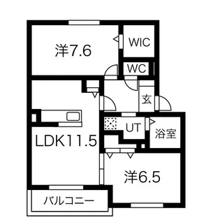 サンフローラ伏見板橋の間取り