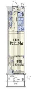 スワンズ京都東寺ガーデンの間取り
