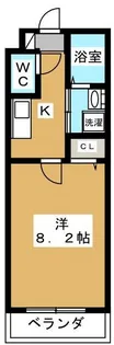 クレアーレ丹波橋の間取り