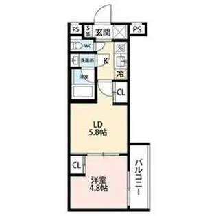 EsTRUTHKYOTOⅡ【4階】の間取り