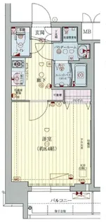 プレサンス京都洛南の間取り