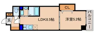 クローバー・レジデンス京都西大路【1階】の間取り