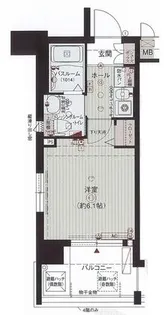 エステムプラザ京都五条大橋の間取り