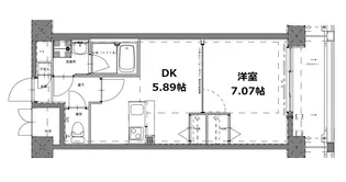 コンフォーレ栗栖野の間取り