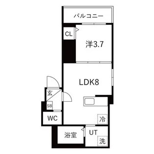 FaseciaKuulei【2階】の間取り