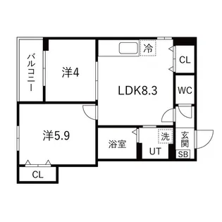FaseciaKuulei【3階】の間取り