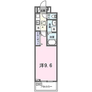 フリージア【1階】の間取り