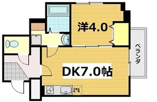 プレステージ翼【4階】の間取り