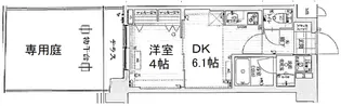 ベラジオ雅び烏丸十条2【1階】の間取り