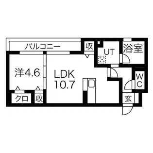 エンフォルド【1階】の間取り