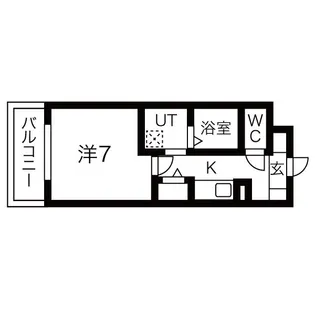 BERGFUJINOMORI【2階】の間取り