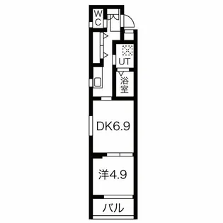 フォーリアライズ京都東寺【3階】の間取り