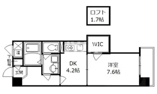 ウイングヒルズ京都南【2階】の間取り