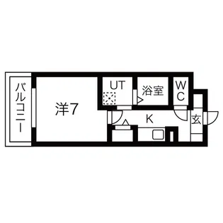 BERGFUJINOMORI【2階】の間取り