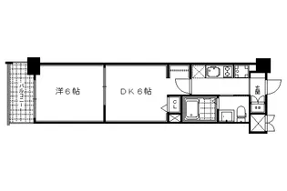 エステムプラザ京都三条大橋【3階】の間取り