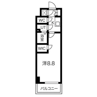 エスプレイス京都RAKUNAN【4階】の間取り