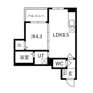 FaseciaTabit【1階】の間取り