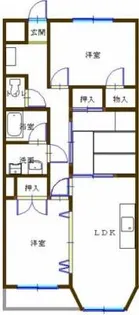 サンウッドリバーストーン2の間取り
