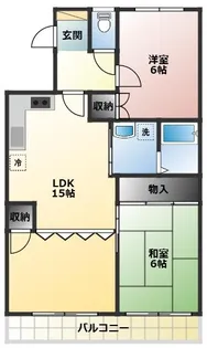 ドエリング【410号室】の間取り