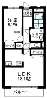O-FOREST1【1階】の間取り