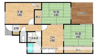 ウエストリバーハイツ【206号室】の間取り