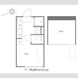 カーサソラーナ【2階】の間取り