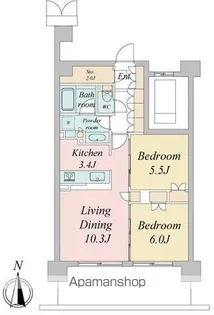 トラープランド蒼麗館【1階】の間取り