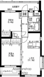 なのはなハイツⅤ【1階】の間取り