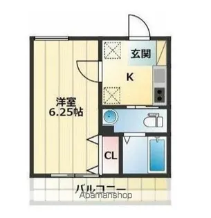 グラン山手【3階】の間取り