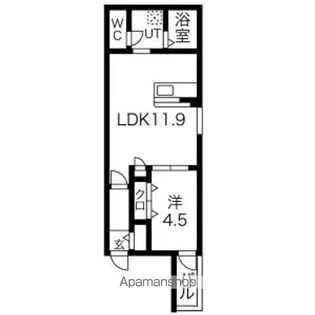 DEVELD千原【2階】の間取り
