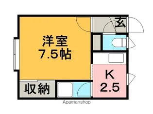 コート・ノーム【102号室】の間取り