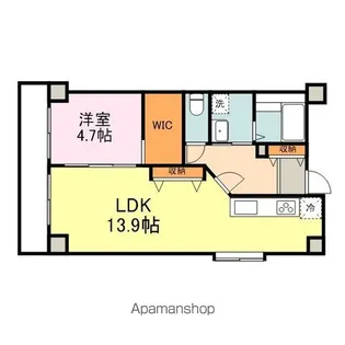 メゾンエンリッチ【5階】の間取り