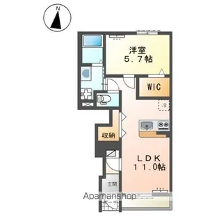 セレーナ【1階】の間取り