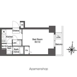 エスタート両国【6階】の間取り