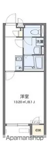 クレイノアストライア【102号室】の間取り